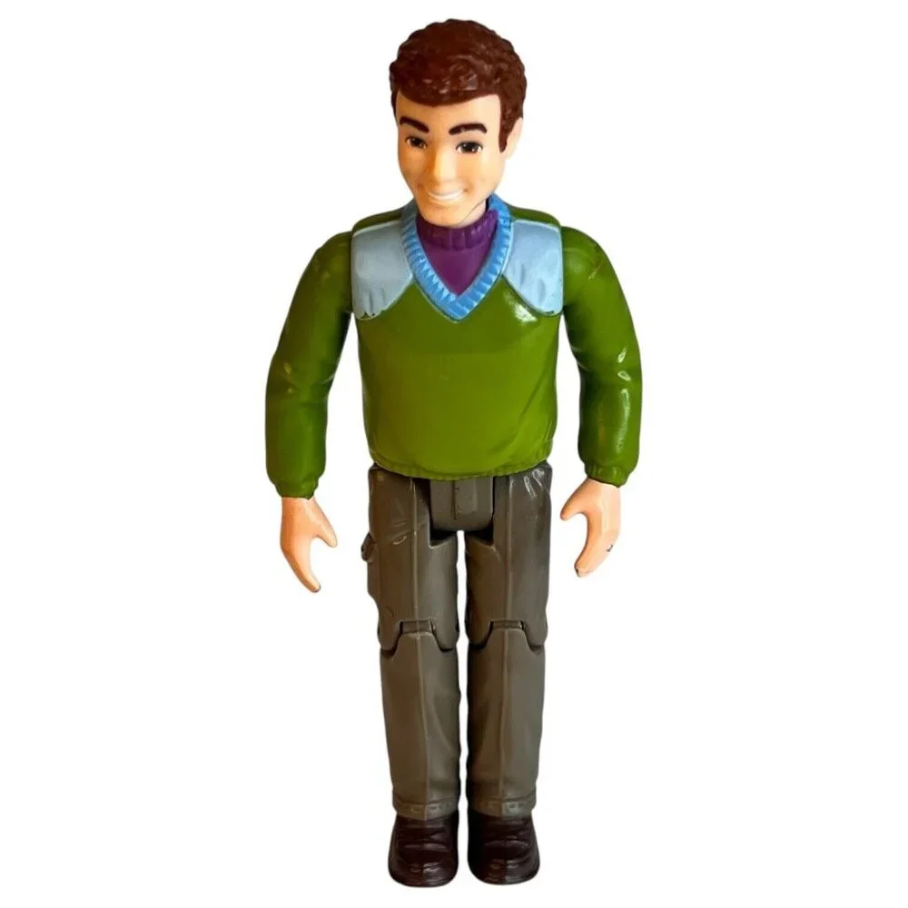 Fisher-Price Loving Family Dollhouse 2011 Dad Father Doll Figure w Green Sweater